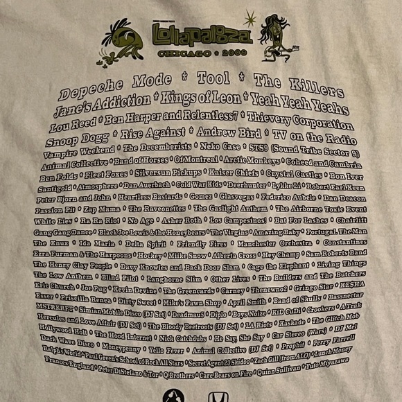 Lollapalloza 2009 Rock & Recycle T-Shirt - Picture 4 of 5